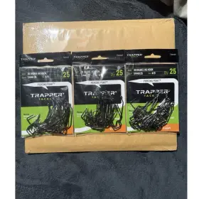 Trapper Tackle 51440-25 3 Pack 30 Degree Jig Hooks 4/0 Piercing Point Black 25 Trapper Tackle 51440-25 3 Pack 30 Degree Jig Hooks 4/0 Piercing Point Black 25