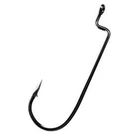 Trokar 889894419392 Eagle Claw Tk100-3/0 Worm Hook Hd Platinum Black Size 3/0 Per 6