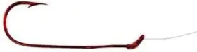 Tru-turn 042758363037 Blood Red Snelled Hooks