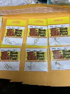 Tru-turn 042758556774 856zs Panfish/crappie Hook Size 7. 6 Packs Of 7 In Each Pack. 42 Hooks