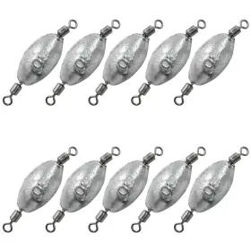 Uenhoy Uenhoy231122-018 10 Pcs Fishing Weights Inline Trolling Sinker Tackle With Inner Swive Uenhoy Uenhoy231122-018 10 Pcs Fishing Weights Inline Trolling Sinker Tackle With Inner Swive