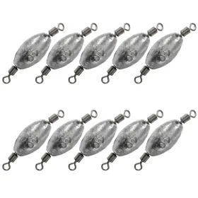 Uenhoy Uenhoy231122-019 10 Pcs Fishing Weights Inline Trolling Sinker Tackle With Inner Swive Uenhoy Uenhoy231122-019 10 Pcs Fishing Weights Inline Trolling Sinker Tackle With Inner Swive