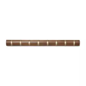 Umbra 313103793756 Flip 8 Hook Lt Walnut/wg Umbra 313103793756 Flip 8 Hook Lt Walnut/wg