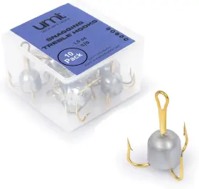 Uncle Mos Saltwater Tackle Umt-sh-10 Umt - Weighted 5/0 Treble Snag Hooks 1.5oz Perfect For Northeast Fisherman Uncle Mos Saltwater Tackle Umt-sh-10 Umt - Weighted 5/0 Treble Snag Hooks 1.5oz Perfect For Northeast Fisherman