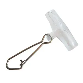 Unclesportinfof 410731316660 25pcs Fishing Line Sinker Slides With 6# Hooked Snaps High Strength Stainless