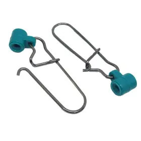 Unclesportinfof 734009412815 50pcs Fishing Line Sinker Slides With 8# Duo Lock Snaps High Strength Stainle