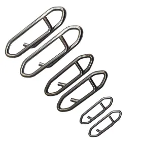 Unclesportinfof 734009415267 50 Pcs Fishing Clips Stainless Steel Strength Fast Snap Clip Conne Unclesportinfof 734009415267 50 Pcs Fishing Clips Stainless Steel Strength Fast Snap Clip Conne