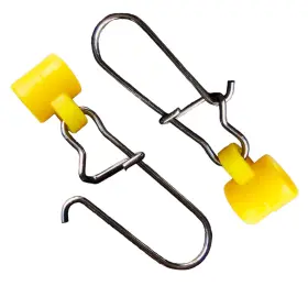 Unclesportinfof 734009415755 25 Pcs Fishing Line Sinker Slides Duo Lock Snaps High Strength Stainless Stee
