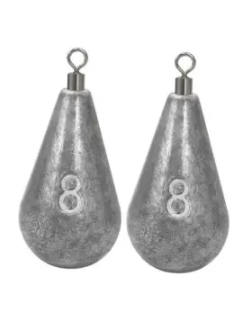 Uniprime Outdoors 5056689511448 Casting Swivel Bell Sinkers Fishing Weights 1/2oz-8oz Drop Shot Dipsey Lead
