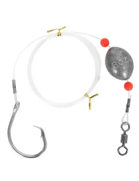 Uniprime Outdoors 5056689512162 Fishing Grouper Rig Bottom Saltwater With 2/4/6/8oz Egg 15/0-4oz-1.5mm-250lbs Uniprime Outdoors 5056689512162 Fishing Grouper Rig Bottom Saltwater With 2/4/6/8oz Egg 15/0-4oz-1.5mm-250lbs