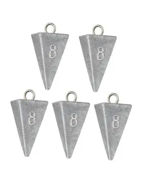 Uniprime Outdoors 810068220285 Pyramid Sinkers Lead Fishing Weights 1oz 2oz 3oz 5oz 8oz 10oz 12oz 16oz 32oz