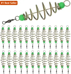 Uperuper Usamupfth25 25pcs Fishing Feeder Bait Cage Olive Shape Spring Holder With Uperuper Usamupfth25 25pcs Fishing Feeder Bait Cage Olive Shape Spring Holder With
