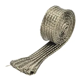 Uxcell 656417792566 Heat Shield Sleeve 0.4 Inch Id 3ft Fuel Line 800 Titanium