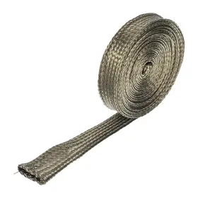 Uxcell 656417792979 Heat Shield Sleeve 0.3 Inch Id 10ft Fuel Line 800 Titanium
