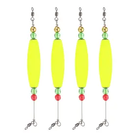 Uxcell 678202061275 4 Pack Fishing Floats Rigs 8.3 Inch Olive Bobber Yellow Uxcell 678202061275 4 Pack Fishing Floats Rigs 8.3 Inch Olive Bobber Yellow