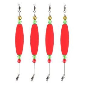 Uxcell 678202061299 4 Pack Fishing Floats Rigs 8.3 Inch Olive Bobber Red Uxcell 678202061299 4 Pack Fishing Floats Rigs 8.3 Inch Olive Bobber Red