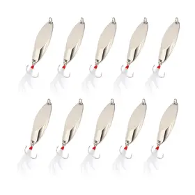 679209700754 UXCELL Fishing Lures Spoon Tone