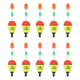 Uxcell 726215486124 0.1oz Fishing Bobbers 10 Pack Eva Float Yellow
