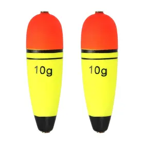 Uxcell 726215487503 0.35oz Fishing Slip Bobbers 2 Pack Eva Float Yellow