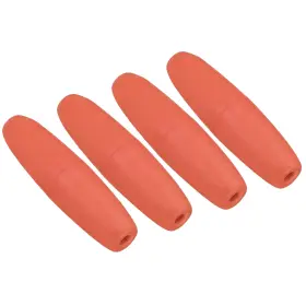 Uxcell 745060746382 4pcs 6.69 Inch X 1.97 Rope Float Buoy 160g Deep Water Floats Red