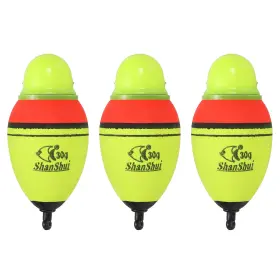 Uxcell 767153027710 3pcs 1oz Lighted Fishing Slip Bobbers Eva Green Red Led Float Yellow Uxcell 767153027710 3pcs 1oz Lighted Fishing Slip Bobbers Eva Green Red Led Float Yellow