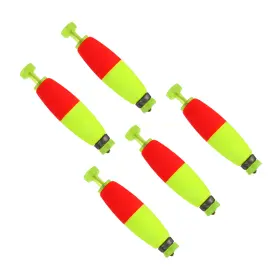 Uxcell 767153907258 5pcs Fishing Bobbers Floats 2.2 Inch X0.5 Eva Spring Buoy Red Yellow Uxcell 767153907258 5pcs Fishing Bobbers Floats 2.2 Inch X0.5 Eva Spring Buoy Red Yellow