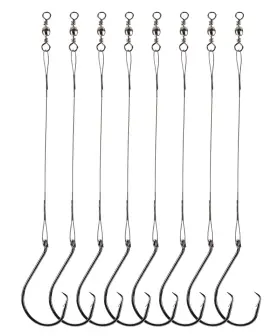 Uxwuy 737417145795 Fishing Circle Hooks Saltwater 50pcs Leader Hook Rigs For Catfish Bass With Offs Uxwuy 737417145795 Fishing Circle Hooks Saltwater 50pcs Leader Hook Rigs For Catfish Bass With Offs