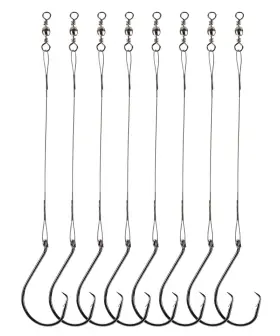 Uxwuy 737417145801 Fishing Circle Hooks - Saltwater Catfish 2/0 50 Pack Silver Uxwuy 737417145801 Fishing Circle Hooks - Saltwater Catfish 2/0 50 Pack Silver