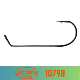 Victory Hook 10798 Round 60 Bass Flat Eye Endura Needle Point 25 Pack New Victory Hook 10798 Round 60 Bass Flat Eye Endura Needle Point 25 Pack New