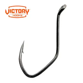 Victory Hooks 41141 Octopus Beak Circle V Loc Black Nickel Accurarc Needle Point