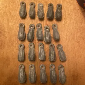 Vintage 1ozbank 1 Oz Lead Bank Sinkers 20 Weights