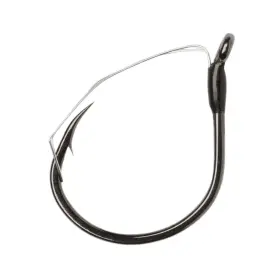Vmc 043193113393 Weedless Wacky Hook - #1/0 Black Nickel Vmc 043193113393 Weedless Wacky Hook - #1/0 Black Nickel