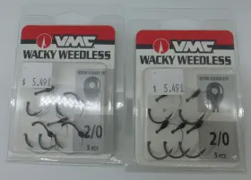 Vmc 043193113409 Wacky Weedless 2/0 Hooks 2 Packs Of 5 Vmc 043193113409 Wacky Weedless 2/0 Hooks 2 Packs Of 5