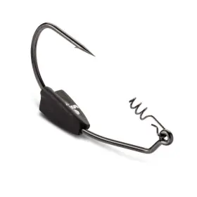 Vmc 043193113430 Heavy Duty Weghted Swimbait Hook 3/0 Size #3/0 1/8 Oz Black/nick