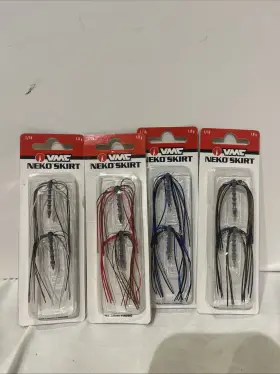Vmc 043193141426 Lot Of 4 Neko Skirt 1/16 Oz Variety Colors Random Pull Pal Vmc 043193141426 Lot Of 4 Neko Skirt 1/16 Oz Variety Colors Random Pull Pal