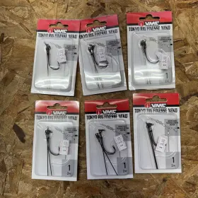 Vmc 043193147169 Lot Of 6 Tokyo Rig Finesse Neko Black Nickel Hook #1 Vmc 043193147169 Lot Of 6 Tokyo Rig Finesse Neko Black Nickel Hook #1