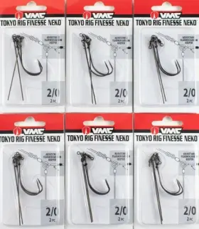 Vmc 043193147176 Lot Of 6 Tokyo Rig Finesse Neko Black Nickel Hook 2/0 Tfnk#2/0bnpp H1334 Vmc 043193147176 Lot Of 6 Tokyo Rig Finesse Neko Black Nickel Hook 2/0 Tfnk#2/0bnpp H1334