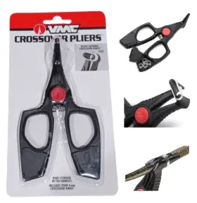 Vmc 043193147305 Crossover Pliers Crsp Wacky Neko Ring Rigging Tool 5.25 Inch With X4 6mm Rings New