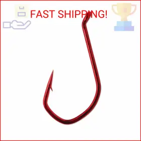 Vmc 043193151104 Techset Live Bait Hook Tin Red #2