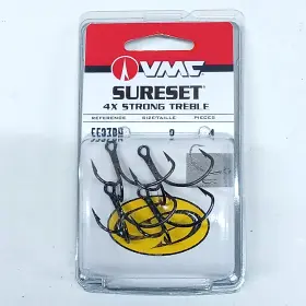 Vmc 043193179085 New Sealed 4 Pack Sureset Size 2 Trebble Hooks 5537bn 4x Strong