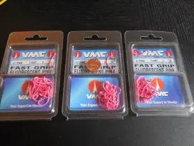 Vmc 043193392545 75 Fastgrip Octopus Ref 7109 Fp Size 2 Pink 3 Packs 25