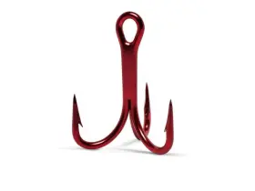 Vmc 65465 4x-strong Treble Hook 9626 Oshaughnessy Tin Red Size 4