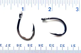 Vmc 7262bn-1/0 100 7262 High Carbon Big Game Live Bait Hooks Size 1/0