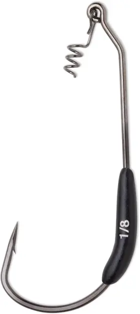 Vmc Ddw1-8-3-0bnpp Drop Dead Weighted Hook 1/8 Black Nickel #3/0