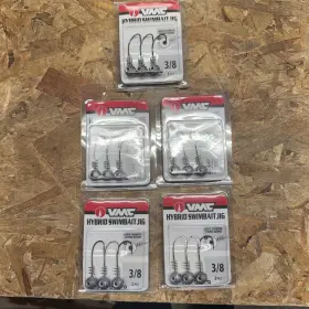 Vmc Hsbj38-nat Hybrid Swimbait Jig 3/8 Oz - Natural 5 Packs
