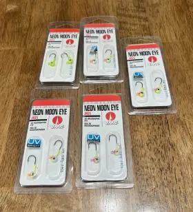 Vmc Nme132 Neon Moon Eye 1/32 .87g 3d Holographic Jig Qty 5 - 2 Pack Assorted Colors Vmc Nme132 Neon Moon Eye 1/32 .87g 3d Holographic Jig Qty 5 - 2 Pack Assorted Colors