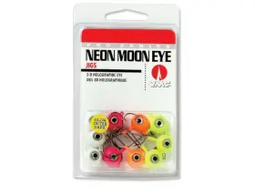 Vmc Nme18k-asst Neon Moon Eye Jig 1/8oz Assorted 10 Per Pack
