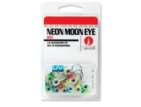 Vmc Nme18uvk Neon Moon Eye Jig Uv 1/8oz Assorted 10 Per Pack