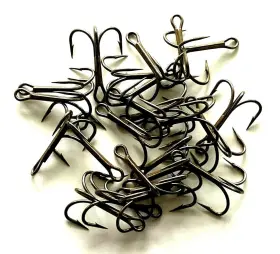 Vmc Vmcbz8625-40 Bronze Size 4/0 Treble Hook 24 Count Box #vmcbz8625-40