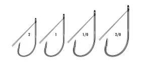 Vmc Wnk-2bnpp Vmcfishing Hooks Size 2/0 Black Nickel
